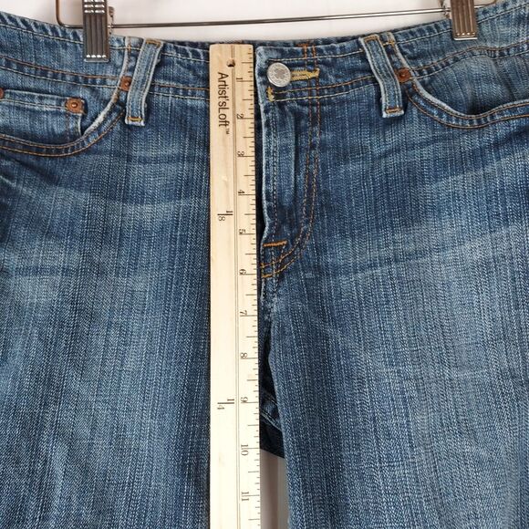 Lucky Brand Wonder Jeans Womens 6/28 Low Rise Bootcut 28x32 Y2K Stretch Blue - Picture 8 of 13